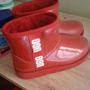 UGG Kids Vibrant Red Boots